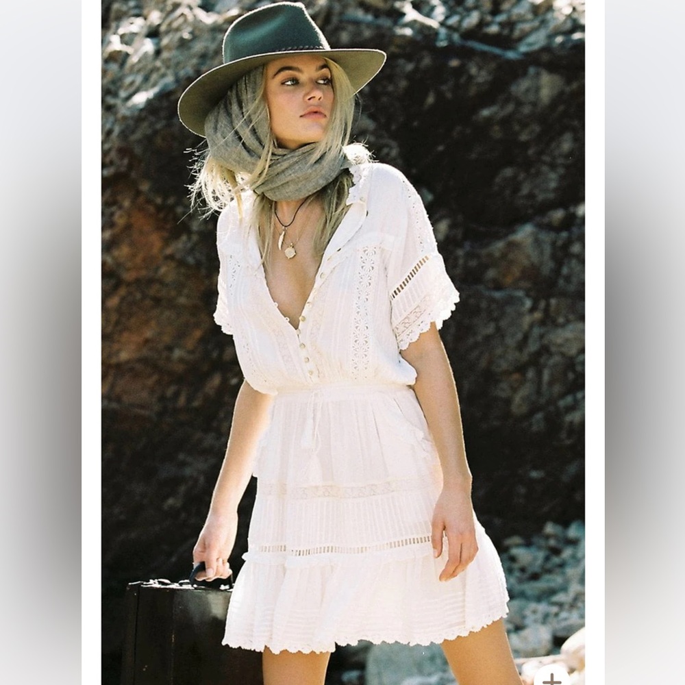 Spell and the gypsy Hanging Rock Lace Playdress White